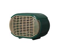 Mocturnity Chauffage D'Espace, Mini-Chauffage, Chauffage Personnel, Faible Puissance, Chauffage D'Espace, Pieds, Chauffage, Prise UE, Vert Foncé