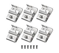 Mocturnity Clip pour ceinture, 12 pièces en acier inoxydable pour outils de perçage, kit avec vis pour N268241 Convient aux outils électriques de 20 V DCD980 DCD985