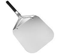 Mocturnity Coquille de pizza en aluminium pliable pour pierre à pizza, pelle à pizza professionnelle à usage domestique pour cuire des pizzas et des gâteaux au four et sur le gril
