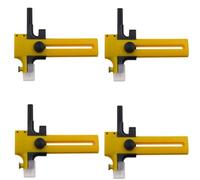 Mocturnity Coupeur Circulaire Jaune, Outil de Coupe Circulaire Réglable Adapté à la Fabrication de Tissus Artisanaux, Outils D'Art Faits à la Main
