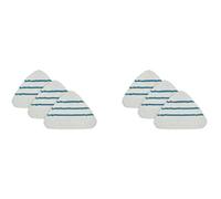 Mocturnity Coussinets de rechange pour serpillère une vapeur 6 pièces Chiffon triangulaire lavable Nettoyage de sol Serpillère en microfibre Coussinet pour la tête Accessoires pour balai une vapeur