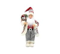 Mocturnity Figurines de Papa Bonhomme de Papa debout Figurine de père avec sac 18 pouces Décoration de Noël Papa