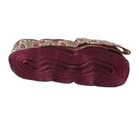 Mocturnity Fleurs Motif Brodé Jacquard Rubans Tissé Dentelle Garniture Fit pour Sac de Vêtement Rideau Couture Dentelle Tissu Style A