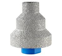 Mocturnity Forets de biseau diamant pour carrelage, marbre, verre, granit et céramique Foret fraisé (lot de 1)
