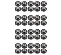 Mocturnity Grande roue de poulie en plastique de 40 pièces avec engrenage de poulie folle de roulement pour imprimante 3D