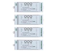 Mocturnity IFTT Lot de 4 interrupteurs intelligents WiFi 2 canaux Minuterie DIY 7-32 V 2,4 G WiFi + RF433 + BT Module d'automatisation de