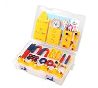 Mocturnity Kit d'aimants scientifiques pour enfants, ensemble d'expériences d'électro-aimant de physique, éducatif pour élèves d'école