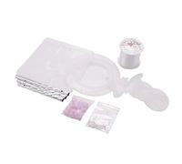 Mocturnity Kit de moules en résine en silicone de cloches à vent libellule papillon fée moule en résine époxy mesure pour créer des œuvres d'art DIY Clochette à vent B