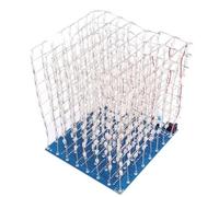 Mocturnity Kit de Soudage Jouet Electronique avec LED Carré 3D8 8X8mm 4.5-5.5V Mini Cube LED 3D Kit de Soudage Electronique DIY