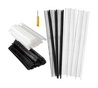 Mocturnity Lot de 1200 attaches avec 1 mini aiguille, mini attaches en plastique de 0,5 cm pour vêtements rapides A