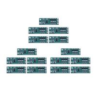 Mocturnity Lot de 15 modules de lumière LED clignotante 3-12 V, paire rouge et bleue clignotante, convient pour modèle de voiture, vélo, lumière de sécurité pour véhicule électrique