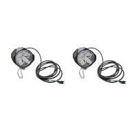 Mocturnity Lot de 2 ampoules Ebike E-Bike 36 V-48 V avec klaxon imperméable pour phares avant