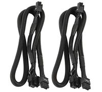 Mocturnity Lot de 2 câbles d'alimentation PCIE VGA de 8 une double 8 et 6 pour Supernova G2 G3 G5 P2 T2 GS G+ 650 750 850 1000