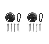 Mocturnity Lot de 2 chaises suspendues avec crochet de plafond, crochet de plafond de 400 kg, support rotatif à 360°, crochet de balançoire pour plafond, hamac, , etc.