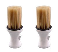 Mocturnity Lot de 2 ciseaux de coiffure professionnels - Brosse douce à raser, brosse de nettoyage de la poussière pour le cou, outil de coiffure