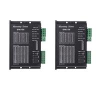 Mocturnity Lot de 2 contrôleurs de pas numériques, contrôleurs de moteur progressifs Dm556, adaptés aux moteurs Nema 23, Nema 24 et Nema34