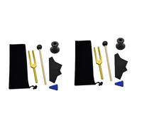 Mocturnity Lot de 2 diapasons F 963HZ pour guérir les chakras, thérapie par le son, maintenir le corps, l'esprit et l'esprit en harmonie