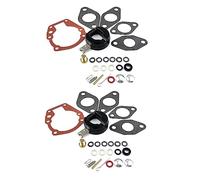 Mocturnity Lot de 2 kits de reconstruction de glucides 439071 avec flotteur de rechange Evinrude/hors-bord 3 4 5 5,5 6 7,5 10 15 18 Carburateur