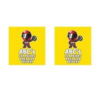 Mocturnity Lot de 2 livres de l'alphabet Abc's pour futurs pilotes de course (livre pour bébés, livre pour enfants, livre pour tout-petits)