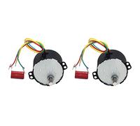 Mocturnity Lot de 2 moteurs synchrones à aimant permanent 50 KTYZ CW/CCW Moteur à couple élevé à faible vitesse CA 220 V 6-10 W Miniature (30 tr/min)