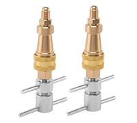 Mocturnity Lot de 2 outils de lave-linge 1/4" FNPT Réfrigérateur Couplage Rondelle en laiton Prise de connexion