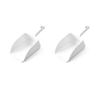 Mocturnity Lot de 2 pelles à glace en plastique intégrées pour aliments Pelle à sucre, farine, grains, noix, fruits secs, graines de melon