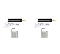 Mocturnity Lot de 2 perceuses manuelles microélectriques de 0,7 à 1,2 mm pour résine, mini perceuse électrique pour fabrication de bijoux, kit de vis d'établi électrique