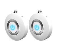 Mocturnity Lot de 2 purificateurs d'air portables USB, mini collier d'air personnel désodorisant d'ions négatifs ()