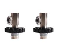 Mocturnity Lot de 2 régulateur de plongée pour station de remplissage DIN G5/8-14 A Connecteur adaptateur de charge pour station de remplissage Scba 1/4NPT