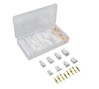 Mocturnity Lot de 200 connecteurs de câble automobile de 2,8 mm 2/3/4/6 Kit de connecteur de borne de câble mâle et femelle électrique pour véhicules récréatifs de voiture