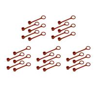Mocturnity Lot de 25 capuchons de protection en silicone haute température pour équipement de cuisine