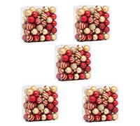 Mocturnity Lot de 250 boules de Noël à suspendre pour la maison, cadeau d'année