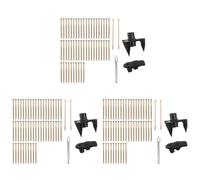 Mocturnity Lot de 3 kits de réparation de sols, le kit plus de grincement élimine les grincements du sol, s'adapte à la plupart des sols en bois tapis, s'utilise pour réparer les planchers