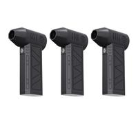Mocturnity Lot de 3 mini souffleurs d'air avec buse supplémentaire 130 000 tr/min, ventilateur vitesse du vent 39,5 m/s souffleur électrique qui souffle le séchoir à poussière
