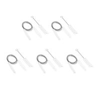 Mocturnity Lot de 5 brosses de nettoyage pour tube de tuyau respiratoire Fournitures de nettoyant CPAP Nettoyant de tube de boisson Outils de nettoyage de brosse de bouteille
