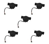 Mocturnity Lot de 5 capteurs de débit d'eau DN25 DC3,5-24 V 1 pouce 2-100 L/min Compteur de débit Hall Pompe de chauffe-eau Compteur de débit Compteur de commutateur