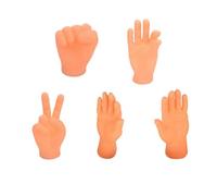Mocturnity Lot de 5 mini gants amusants pour chats et chiots avec mains en caoutchouc étirables