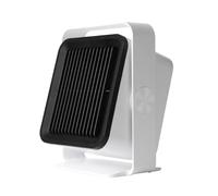 Mocturnity Mini chauffage électrique portable, 600 W, angle réglable de 45°, protection contre les vols et la surchauffe, prise UE