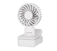 Mocturnity Mini ventilateur portable avec clip : ventilateur rechargeable pour extérieur, refroidisseur d'air avec vitesses réglables, idéal pour les voyages. A