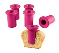 Mocturnity Muffin Cake Hole DIY Pâtisserie Cupcake avec Nucleo Enlever Appareil Cutter Cutter Cuisson Cuisson Décoration Trous de Creusement Outils 6 Pièces