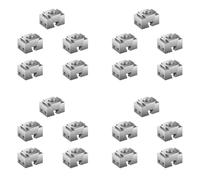 Mocturnity Ok Fixture Wedge M6 Lot de 20 machines d'extension avec plateau de table, pince fixe latérale réglable, sculpture, outil de sculpture, figurines