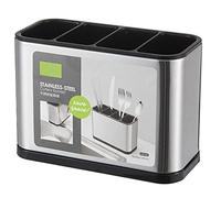 Mocturnity Organisateur de couverts de cuisine Support de couteau Support Rangement de Drainage Plastique Cuillère Fourchette Bâton Ustensiles de Cuisine Plateau à Outils de Cuisine