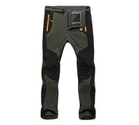 Mocturnity Pantalon en coquille chaude et épaisse d'automne pour homme Pantalon d'assaut coupe-vent imperméable Pantalon de randonnée pour sports de plein air, M