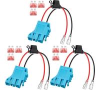 Mocturnity Peg-Perego Lot de 3 connecteurs de rechange pour faisceau de câbles de 12 AWG compatibles avec les jouets à monter sur des véhicules avec batterie SLA 12 V