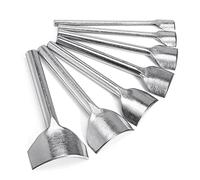 Mocturnity Perforatrice en forme de 7 pièces Perforatrice de coupe à bord rond de 1/4 pour fabrication de ceinture, portefeuille et sac, 10-40 mm