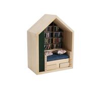 Mocturnity Petite étagère anti-anxiété de 200 livres, décoration miniature en bois, cadeau pour soulager le stress et se débarrasser de l'anxiété