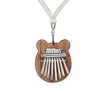 Mocturnity Piano à pouce 8 touches, mini piano à doigt en forme d'ours, portable, cadeau pour enfants, adultes, débutants, professionnel