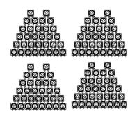 Mocturnity Pièces de Carburateur Chainsaw Carburetor Pads de Membrane de Réparation Joints de Diaphragme de Dosage pour Carburateur Chainsaw 2500/3800/4500/5200/5800 Accessoires 128Pcs