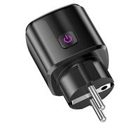 Mocturnity Prise Tuya 20 A avec WiFi, prise intelligente avec alimentation CA de 100 A 240 V, courant avec minuterie vocale pour maison, prise Tuya Smart Life, prise européenne B