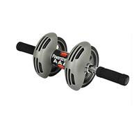 Mocturnity Roue d'exercices abdominaux Appareil Abdominal Multifonctionnel Roue d'exercices Abdominaux Rotative Double Équipement d'exercices Musculaires